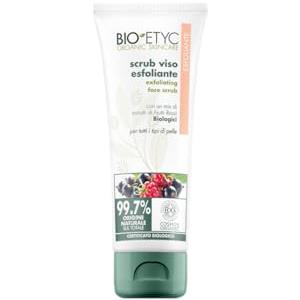 Bio-Etyc, Organic Skincare, Scrub Viso Esfoliante, con Estratto di Ribes Nigrum, Esfolia e Rimuove le Impurità del viso, 75ml