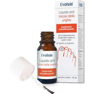 Evolsin Liquido Antimicotico per Unghie 10ml - Efficace contro la micosi delle unghie, adatto per diabetici