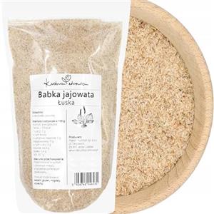 Kuchnia Zdrowia Psillio Cuticola Naturale 1 kg | Ricco di Fibre, Supporto alla Digestione e al Transito Intestinale, Ideale per Ricette Low Carb, Bevande e Preparazioni Salutari | KUCHNIA ZDROWIA