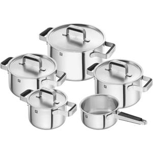 Zwilling Pure Kochgeschirrset 5-tlg. 18/10 Edelstahl silber