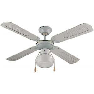 Vinco 70912 Ventilatore da per soffitto revers 3 Vel. 50W Funzione estiv/inver