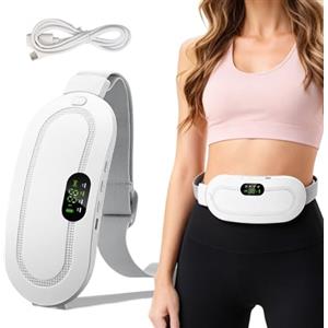 Stibtmr Termoforo Elettrico per Crampi Mestruali, Termoforo Elettrico Ricaricabile Senza Fili, Fascia Calore Donna Regolabile Per Donne Madri Sorelle, Ideale Per Adolescente E Adulta