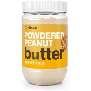 GymBeam Burro di Arachidi in Polvere 190g, Farina di Arachidi senza Olio di Palma, Prodotti Vegani, Ricco di Proteine, a Basso Contenuto di Grassi, 100% Senza Glutine