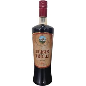 FIUME - ELISIR DEI TRULLI - Liquore Premium 49% Vol con Note di Rum, Nocciola, Cioccolato e Caffè - Bottiglia 1000ml