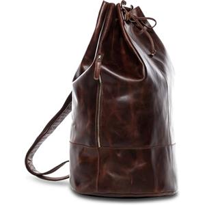 SID & VAIN® Sacca da marinaio vera pelle vintage HEATHROW grande XXL borsone palestra zaino borsa da viaggio uomo donna marrone prodotto artigianale