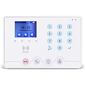 Wolf Guard W4Q pannello WiFi 4G kit sistema di allarme antifurto casa wireless domestico, APP Tuya Smartlife Alexa, italiano