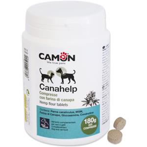 CAMON - Canahelp Compresse, Alimento Complementare per Cani e Gatti | Supporta la crescita e il mantenimento in salute dell'organismo, 225 Compresse da 180g
