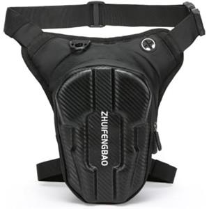 Zenllihome Zaino impermeabile da gamba per moto con vestibilità regolabile, scomparti multipli per una conservazione sicura, ideale per equitazione, escursionismo e viaggi all'aperto (C)