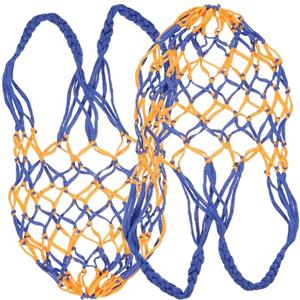 GATHINESS Borsa per Palloni da Basket e Calcio in Polipropilene 2 Pezzi Rete Resistente e Design Portatile per Spogliatoi e Squadre Sportive