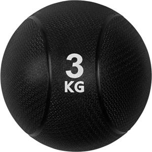 VirtuFit Palla medica Pro - Palla medica - 3 kg - Gomma - Nero