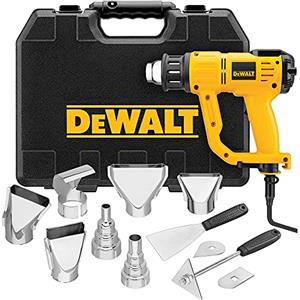 DEWALT Pistola termica con display LCD e custodia rigida/kit accessori (D26960K), giallo