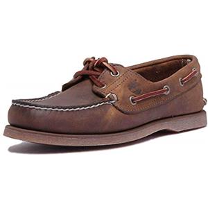 Timberland Classic 2 Eye, Scarpe da Barca Uomo, Marrone Gaucho Roughcut Smooth, 41 EU