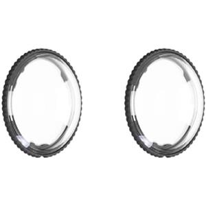 Generico Protezioni per obiettivi Per Insta360 X4 Air, Protezione per obiettivi fotografici in vetro ottico o PC Accessori antigraffio rimovibili per action cam (Plastica)
