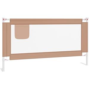 vidaXL Sponda Letto di Sicurezza per Bambini Talpa 160x25cm in Tessuto