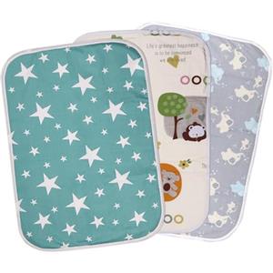 Tuciyke Telo Cambio Pannolino Impermeabile,3Pcs Bambino telo Cambio Pannolino lavabile 50 * 70cm Fasciatoio Portatile Impermeabile e lavabile Baby Changing Pad for Baby