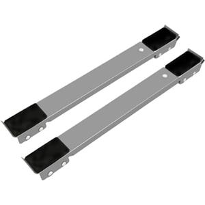 HEUchuan Base per lavatrice Supporto for lavatrice, base mobile rialzata for frigorifero, supporto con ruote, accessori for cucina e bagno(2pcs silver)