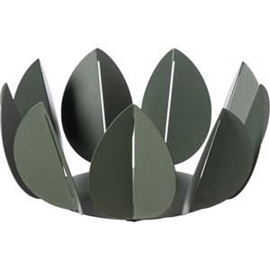 Arti & Mestieri Centrotavola Ficus Verde Salvia - Design in Ferro 28,6 x 13 cm Ispirato alla Natura