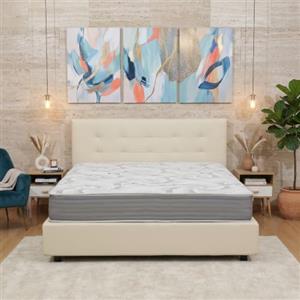 Materassimemory.eu - Materasso Piazza e mezza Memory LA ROSA DEI VENTI Misura 120x190 Alto 25 cm 7 zone di portanza differenziata Rivestimento ALOE SILVER SFODERABILE con fascia 3D AIR detraibile