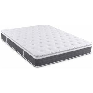 Arreditaly Materasso Matrimoniale A Molle 120/M2 H3 Medio Rigido Con Topper Integrato Supporto Ergonomico Traspirante E Comfort Elevato Per Riposo Ottimale 160 x 190 x 27 Cm (Matrimoniale)