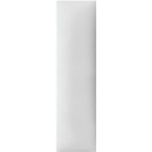DHOME Set di 1 Pannello Imbottito in Pelle Sintetica Autoadesivo per Parete Acustico Fonoassorbente Protezione dagli Impatti Testiere Decorazione Casa Camera da Letto (Bianco, 60x20, x1)