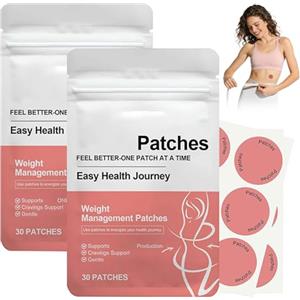 Generico Cerotti Dimagranti, 60 Cerotti Dimagranti, Metabalance Patch, Cerotti per il Corpo, Slimming Patch per Dimagrire Rapidamente i Grassi, Ingredienti Naturali, per Tutti i tipi di Corpo (60pcs)