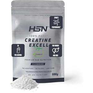 HSN Creatina 100% CREAPURE® in Polvere | Gusto Neutro - 500g | Certificazione di Qualità Garantita: Puro Monoidrato di Creatina Micronizzata Senza Additivi e Priva di Contamin