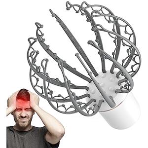 COMFOLIVING Massaggiatore elettrico del cuoio capelluto del polpo Massaggiatore del cuoio capelluto ricaricabile, massaggiatore del cuoio capelluto vibrante, massaggiatore del cuoio capelluto