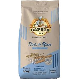 Generico Caputo Fior di Riso, Farina di Riso, 500g, Ideale per Ricette Dolci e Salate, Senza Glutine (6 Confezioni)