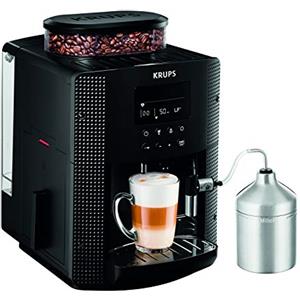 Krups Macchina da caffè completamente automatica (1,8 l, 15 bar, display LCD, sistema cappuccino automatico) Zobel