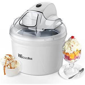 KECOOLKE Gelatiera, macchina per il gelato, gelatiera elettrica Soft Serve Homemade KECOOLKE 1,5 l Frozen Yogurt, sorbetto, gelato