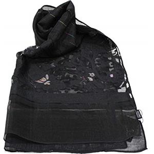 COVERI COLLECTION Sciarpa donna 70% viscosa 30% acrilico stola in box 183084 blk