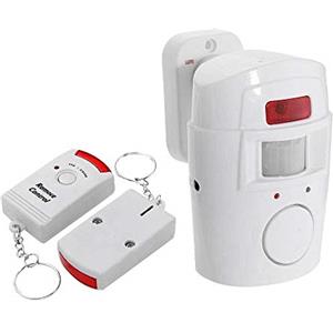 HCLZOE Allarme Sensore di Movimento un Infrarossi - Antifurto con 2 Telecomandi, Adatto per Casa/Garage/Negozi