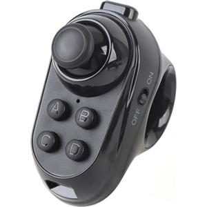 Ejoyous Bluetooth Telecomando VR, Wireless Gamepad con Joystick per Visori VR Smartphone Tablet, Design Ergonomico Regolabile Vibrazione Controllo Mouse Girare Pagina