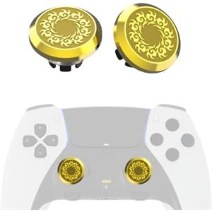KD.FLY Thumbsticks in metallo per PS5 Edge Controller Stick Module | Kit di ricambio per joystick per PS5 Dual Sense Edge, 2 pezzi, accessori per levette