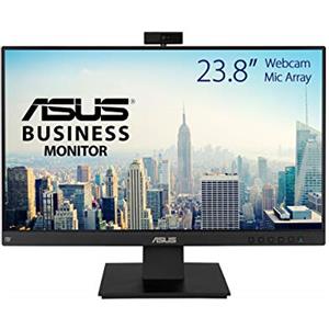 ASUS BE24EQK, Business Monitor da 23,8 IPS Full HD, Nero | Design Senza Cornice, Webcam FHD, Porta per il Microfono e HDMI, Tecnologia Low Blue Light e Anti-Sfarfallio