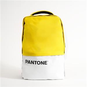 Pantone Zaino Porta PC 15.6 con USB Ricarica - Comodo e Capiente per Lavoro, Viaggio e Scuola, Giallo