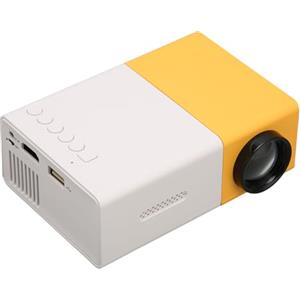 Annadue Mini Proiettore Portatile HD 1080P, Videoproiettore HiFi Smart Home Theater, Compatto, per Smartphone, Tablet, Laptop, TV Stick