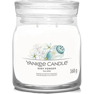Yankee Candle Candela profumata firmata | Candela in barattolo medio in polvere per bambini con doppio stoppino | Candela in miscela di cera di soia | Regalo perfetto per le donne