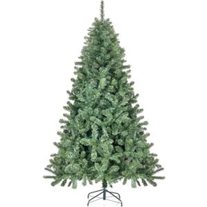 Nataland Albero di Natale Artificiale Verde Modello Cornor Altezza 210 Cm, Abete Super Folto con Effetto Realistico e Rami Con Aghi Anticaduta