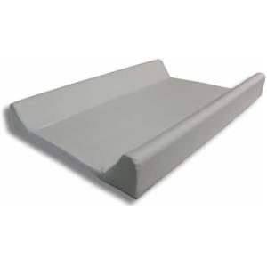 PALLA PALLINA Materassino Fasciatoio Per Cassettiera Con Sponde AntiCaduta 80X9X48 Cm Materasso Neonato 100% PVC Impermeabile Lavabile Made in Italy (GRIGIO)