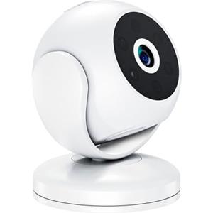KIXZSAZ Telecamera di sorveglianza WiFi per interni senza fili con telecamera di sicurezza wireless per esterni HD facile installazione