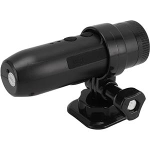 VBESTLIFE Fotocamera per Casco Moto, Videocamera per Bici HD 960P, Telecamera per Azioni Sportive, Videocamera Grandangolare 170°, Dash Cam Impermeabile IP67, per la Natura Selvaggia