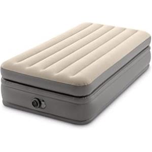 Intex 64162 Materasso Singolo Dura Beam Prime, con Tecnologia Fiber Tech e Pompa Elettrica Incorporata, 99 x 191 x 51 cm
