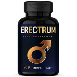 GEBERICH ERECTRUM — Integratore Uomo con Maca Peruviana 600mg, L-Arginina 180mg — Ginseng, Serenoa Repens, Zinco, Selenio, Vitamina C 180mg — 30 Capsule