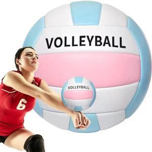 Lebkumas Pallavolo Da Spiaggia, Pallone Da Allenamento Per Adolescenti, Pallone Da Pallavolo Morbido E Rinforzato, Riutilizzabile Per Piscina Scuola Sabbia Campo Al Coperto Cortile Spiaggia