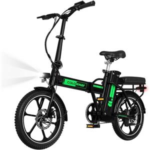 COLORWAY BK5S Bici Elettrica Pieghevole 16- 36V 12Ah Batteria Rimovibile, Motore 250W, Bicicletta Elettrica Uomo Donna,EBike, City Bike Pieghevole Compatta per Urbano e Pendolarismo