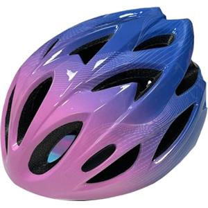 LOVIVER Casco da Bici per Bambini Casco da Bicicletta per Bambini Elegante Casco da Ciclismo su Strada Leggero da 52 cm-58 cm Casco Sportivo per Andare in, Rosso