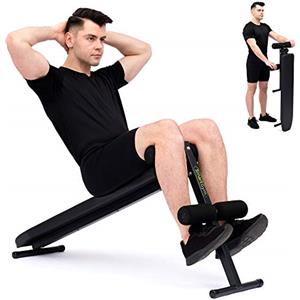 Marbo Sport Panca per allenamento addominale Panca per allenamento addominale Panca per pesi nera SmartGym SG-15