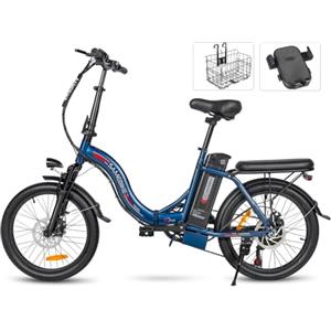 SAMEBIKE 20 Bicicletta Elettrica Pieghevole Urbana 36V 12Ah Batteria Rimovibile E Bike Per Pendolari Per Adulti E-Bike