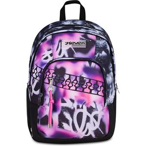 SEVEN Zaino Scuola Seven Dual Detach Buzzy Note Girl 32 Litri
